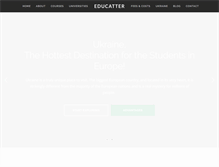 Tablet Screenshot of educatter.org